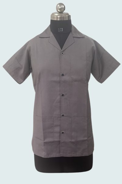 APRON HALF SLEEVES GREY Uniform - OFFERS