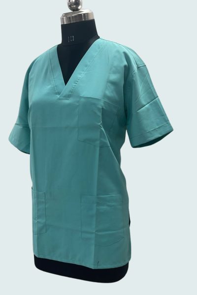 Scrub Suit Pista Green Wrinkle free  Scrub Suit - Offers