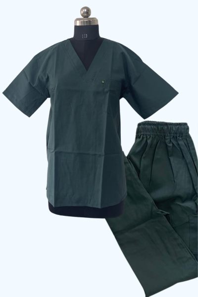 Scrub Suits Bottle green Scrub Suits - OFFERS 