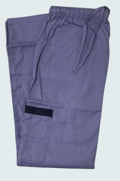 Scrub Suits Purple with Black piping Scrub Suit - Offers