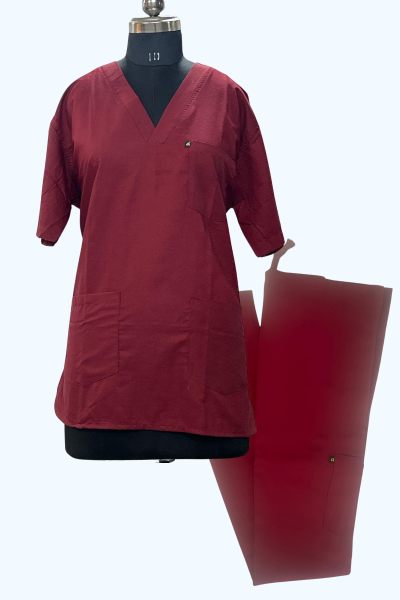 Scrub Suits Ramco Maroon Scrub Suits - OFFERS 