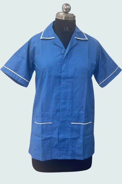 Shirt With Bottom Skyblue white piping Uniform - OFFERS