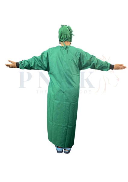 Wrap Around Surgeon Gown Green Surgeon Gowns